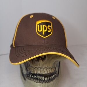 UPS Brown and Yellow Cap